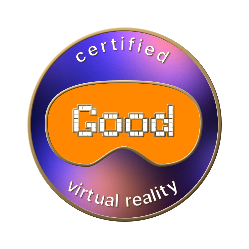 Certified Good Virtual Reality badge