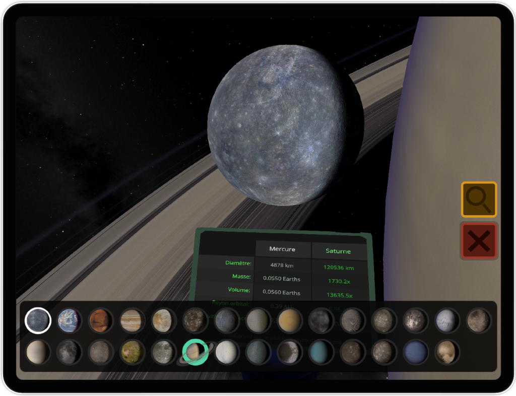 Titans of Space on iPad: gallery screenshot 3